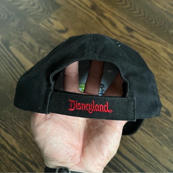 Vintage 2000s Y2K Disney Goofy Hat Co. Disneyland Adjustable  Velcro Black Hat - Picture 4 of 6